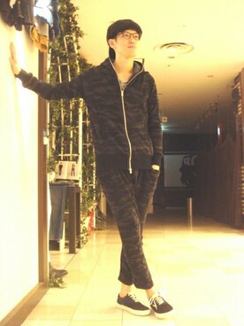 岡田さん（メンズ・183cm）の秋コーディネート