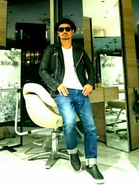 「NANO universe（ナノユニバース）のjunhashimoto nano・universe/JH レイヤード クルーネックTEE（Tシャツ/カットソー）」を使った、taro   さん（メンズ・165cm）の秋コーディネート