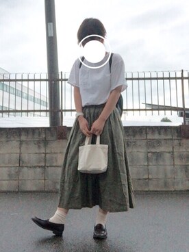 「カンケンBAG」｜y u m iさん（レディース・159cm）の夏コーディネート