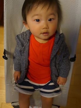 「スエット」｜S✳︎Sさん（キッズ・70cm）の春コーディネート