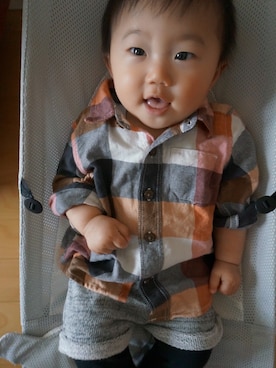 「スエット」｜S✳︎Sさん（キッズ・70cm）の春コーディネート