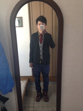 TAROSAKUMAさん（メンズ・175cm）の冬コーディネート