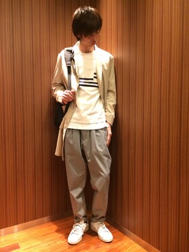 「RAGEBLUE（レイジブルー）のアイテム（その他アウター）」を使った、佐藤【RAGEBLUE】さん（メンズ・178cm）の春コーディネート