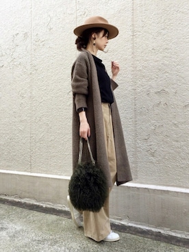 「adidas Originals（アディダスオリジナルス）のadidas originals アディダス stan smith スタンスミス black（スニーカー）」を使った、ari☆さん（レディース・154cm）の秋コーディネート