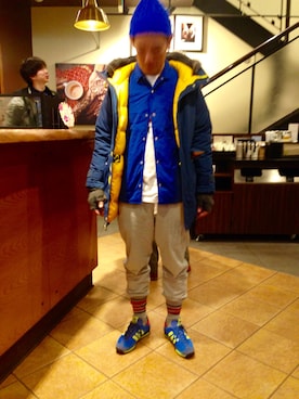 「IRIE（イリエ）のアイテム（帽子）」を使った、JUN 4 SHOT(FIREBALL)さん（メンズ・172cm）の冬コーディネート