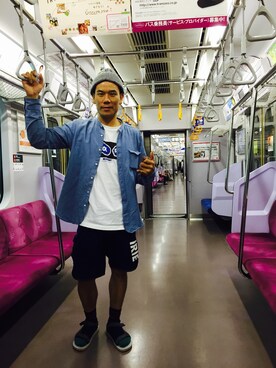 「IRIE（イリエ）のアイテム（帽子）」を使った、JUN 4 SHOT(FIREBALL)さん（メンズ・172cm）の夏コーディネート