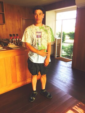 「IRIE（イリエ）のアイテム」を使った、JUN 4 SHOT(FIREBALL)さん（メンズ・172cm）の夏コーディネート