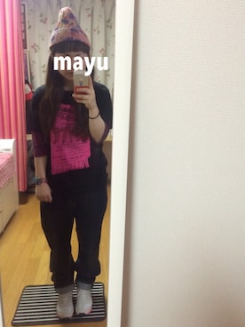 「aiko」｜「アイテム（ニットキャップ/ビーニー）」を使った、mayuさん（レディース・146cm）の夏コーディネート