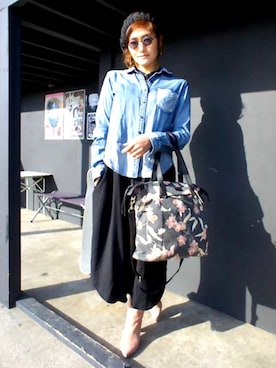 Yuki Furihataさん（レディース・163cm）の春コーディネート