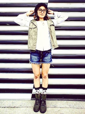 Yuki Furihataさん（レディース・163cm）の春コーディネート