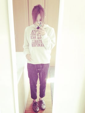 「Jeffrey Campbell（ジェフリーキャンベル）のアイテム（その他シューズ）」を使った、しじみさん（レディース・152cm）の秋コーディネート