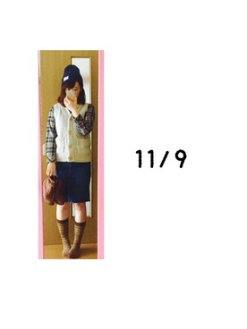 smmさん（レディース・163cm）の秋コーディネート