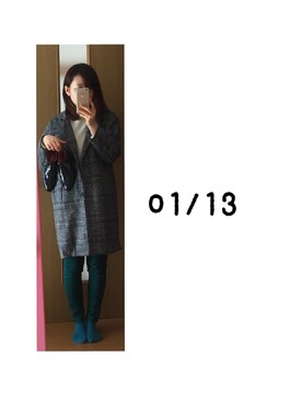 smmさん（レディース・163cm）の冬コーディネート