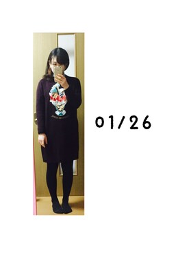 smmさん（レディース・163cm）の冬コーディネート