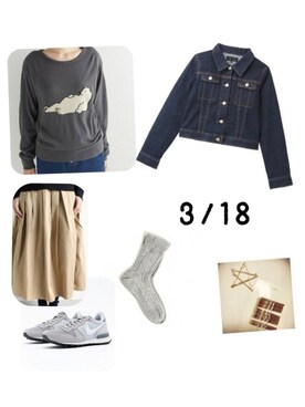 smmさん(レディース・163cm)の春コーディネート