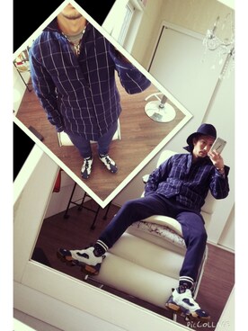 「T&Y（ティーアンドワイ）のアイテム（アクセサリー）」を使った、peasさん（メンズ・173cm）の冬コーディネート