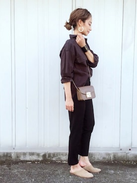 「ROPE' PICNIC（ロペピクニック）のアイテム（ジャケット/アウター）」を使った、TOMOKAさん（レディース・162cm）の秋コーディネート