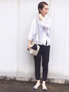 TOMOKAさん（レディース・162cm）の夏コーディネート