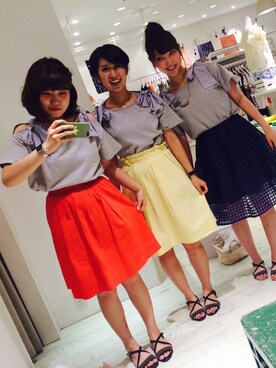 平田英里子さん（レディース・157cm）の夏コーディネート