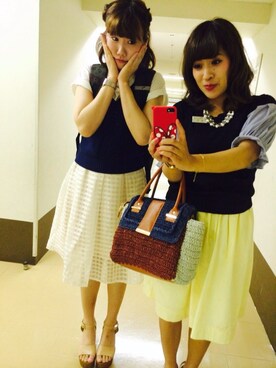 平田英里子さん(レディース・157cm)の夏コーディネート