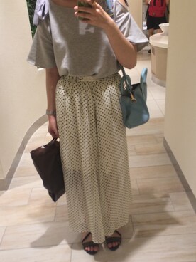 平田英里子さん（レディース・157cm）の夏コーディネート