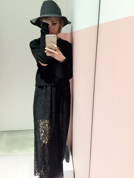「OPENING CEREMONY（オープニングセレモニー）のアイテム（チノパンツ）」を使った、yunoさん（レディース・165cm）の春コーディネート