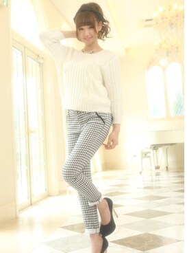 鈴木まりやさんのコーディネート