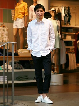 GapJapanさん（メンズ・180cm）の夏コーディネート