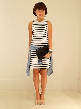 GapJapanさん（レディース・157cm）の夏コーディネート