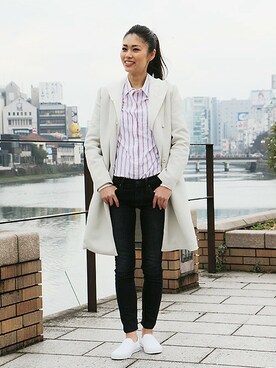 GapJapanさん（レディース・162cm）の冬コーディネート