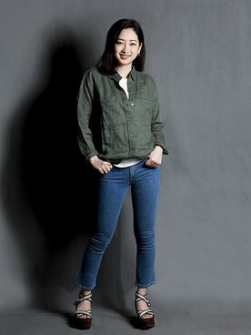 GapJapanさん（レディース・160cm）の春コーディネート