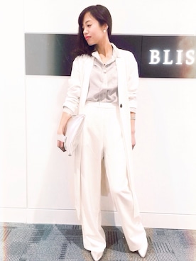 「gray」｜「アイテム（チェスターコート）」を使った、ERIKAさん（レディース・158cm）の冬コーディネート
