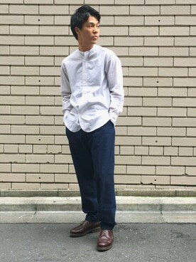 「HAVERSACK」｜NANO・UNIVERSE LIBRARY 東京 STAFFさん（メンズ・170cm）の夏コーディネート