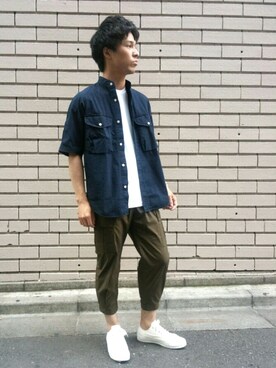 「HAVERSACK」｜NANO・UNIVERSE LIBRARY 東京 STAFFさん（メンズ・170cm）の夏コーディネート