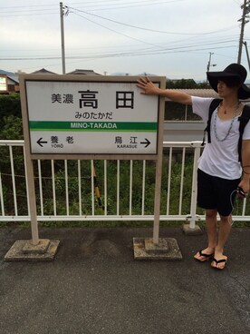 「くさりのアイテム（ネックレス、シルバー系）」を使った、daitoさん（メンズ・180cm）の夏コーディネート