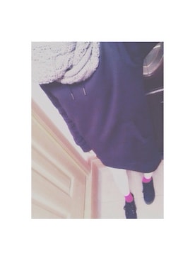 「SPINNS(スピンズ)のアイテム(ストール/ショール)」を使った、さんかくさん(レディース・155cm)の秋コーディネート