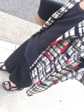 「SHAREEF（シャリーフ）のアイテム（バッグ）」を使った、TAKUMIさん（メンズ・170cm）の夏コーディネート