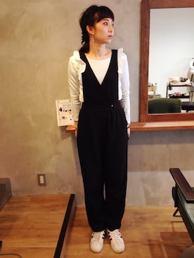 「SMADDY（スマディー）のアイテム」を使った、ayaさん（レディース・160cm）の春コーディネート