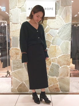 「アイテム（バングル/リストバンド）」を使った、karenさん（レディース・155cm・20代）の秋コーディネート