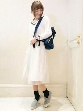 minimum神戸マルイstaffさん（レディース・159cm）の春コーディネート