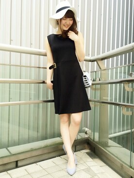 「MINIMUM（ミニマム）のアイテム（ワンピース/ドレス）」を使った、minimum神戸マルイstaffさん（レディース・159cm）の春コーディネート