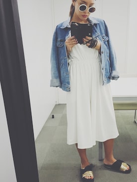 小竹麻美さん（レディース・163cm）の夏コーディネート