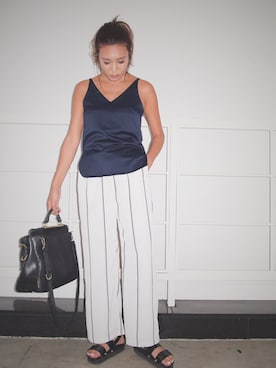 小竹麻美さん（レディース・163cm）の夏コーディネート