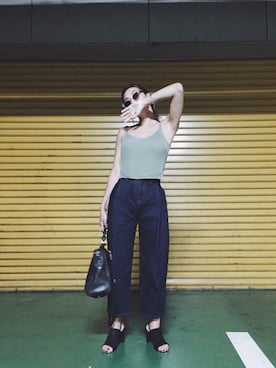 小竹麻美さん（レディース・163cm）の夏コーディネート