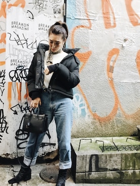 小竹麻美さん(レディース・163cm)の秋コーディネート