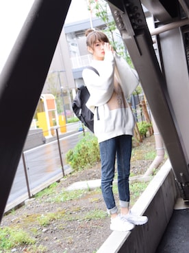 「Marc by Marc Jacobs（マークバイマークジェイコブス）のアイテム（バッグ）」を使った、poyoさん（レディース・160cm）の秋コーディネート