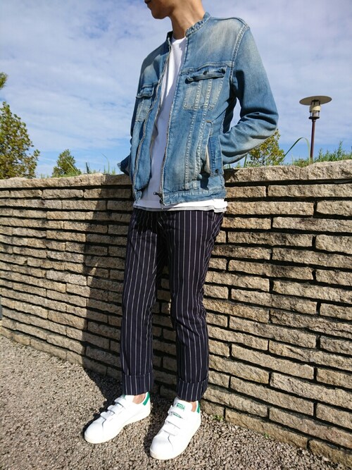 nisika使用「SHIPS（Hanes×SHIPS AUTHENTIC PRODUCTS(ヘインズ×シップス・オーセンティック・プロダクツ): 2パック/Tシャツ Japan Fit□）」的時尚穿搭