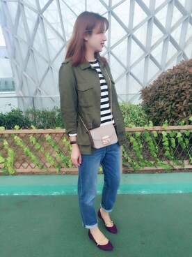 梨佳さん(レディース・163cm)の春コーディネート