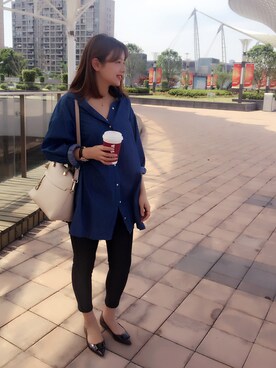 梨佳さん(レディース・163cm)の春コーディネート