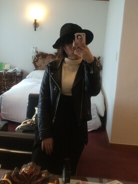 「STYLENANDA（スタイルナンダ）のアイテム（ダウンジャケット/コート）」を使った、nanacoさん（レディース・159cm）の春コーディネート